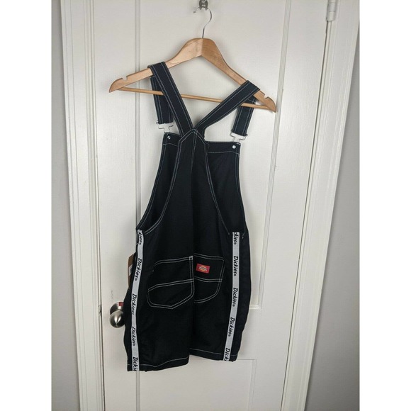 Dickies Juniors Black Overall Mini Dress - Picture 3 of 7